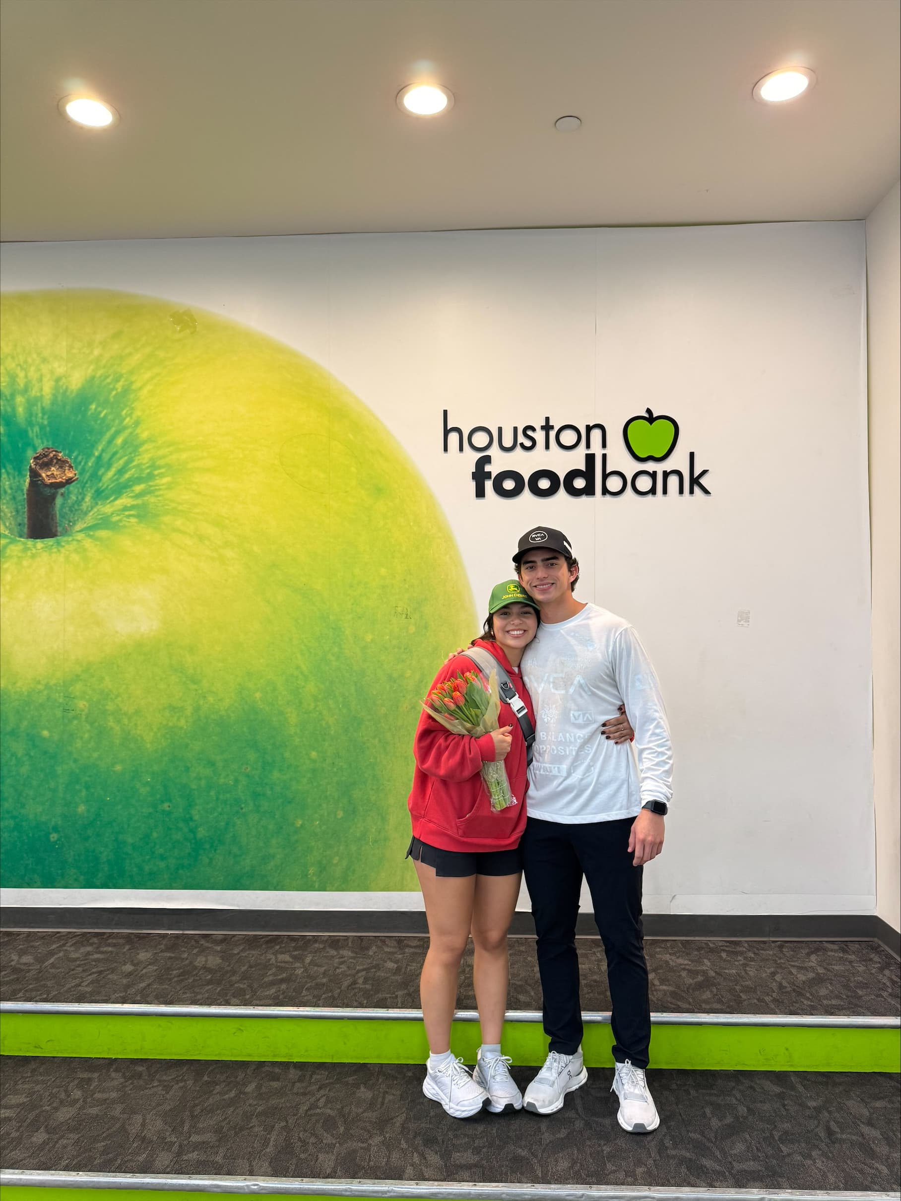 Food bank volunteering